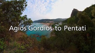 Agios Gordios to Pentati [upl. by Nwahs90]