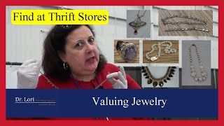 Valuing amp Selling Jewelry Costume Pearls Ivory Necklaces Rings Bracelets Gemstones by Dr Lori [upl. by Anaeda]