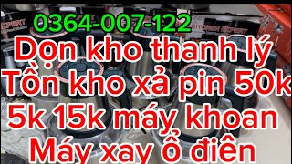 Cuối tuần em lên đồ thanh lý hàng tồn kho hàng trung bày giá rẻ 15k chuyển bulong sang vít pin đóng [upl. by Hulda]