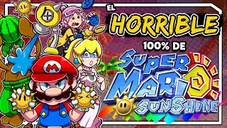 el PEOR juego de mario para COMPLETAR AL 100  Mario Sunshine [upl. by Bega]