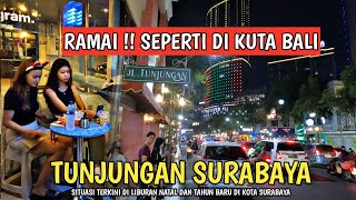 VIRTUAL TOUR  SUASANA MALAM DI JALAN TUNJUNGAN SURABAYA [upl. by Uchida626]