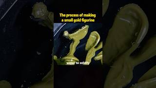 The process of making a small gold figurinecar ceramics elegant producer youtube foryou [upl. by Luisa]