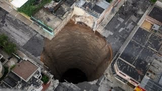 Deepest Sinkholes  Huge Sinkholes  Sinkhole Photos  Most Famous Sinkholes [upl. by Jenette457]