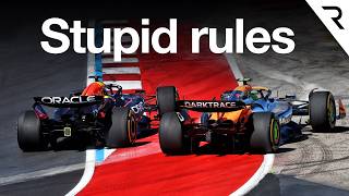 How stupid F1 rules ruined brilliant Verstappen Norris battle [upl. by Acemahs]