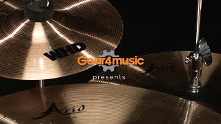 WHD Arid cymbals  Gear4music demo [upl. by Davide204]