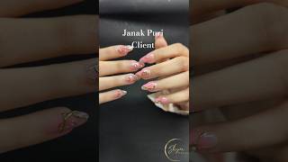 Janak Puri client book your appointment 8377818705 nail art design acrylicnailart shyexnails [upl. by Bayer]