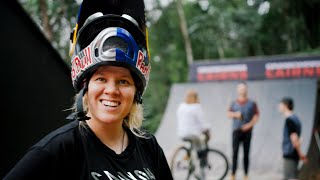 HARRIET BURBIDGESMITH  BEHIND THE SCENES CRANKWORX CAIRNS 2024 [upl. by Eniamrahs]