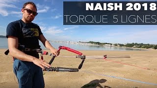 Naish Torque 2018 5 lignes par AtaoRidecom [upl. by Nisotawulo]