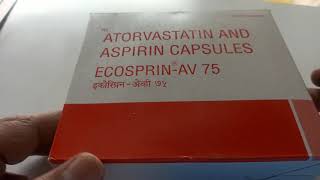 EcosprinAV 75 Capsule View Uses Side Effects in hindi [upl. by Ahsenar]