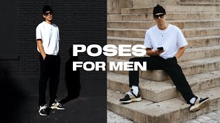 5 SIMPLE POSES for Men´s Instagram Streetstyle Pictures [upl. by Nreval871]