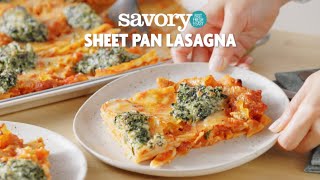 Sheet Pan Lasagna Savory by GIANT [upl. by Ferrigno]