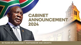 President Cyril Ramaphosa announces a new National Executive [upl. by Acinaj]