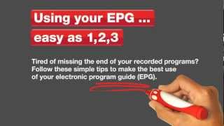 How to use your Electronic Program Guide EPG [upl. by Ayel]