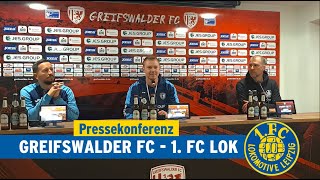 Pressekonferenz nach dem Regionalligaspiel gegen den Greifswalder FC am 03112024 [upl. by Engeddi208]