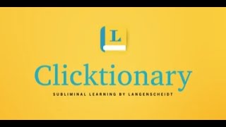 Langenscheidt Clicktionary [upl. by Dnaleel]