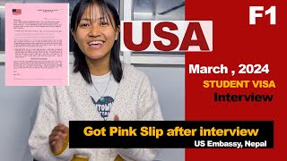 USA Visa Interview Experience  US Student Visa F1  in Nepal US Study Visa Application from Nepal [upl. by Hendren567]