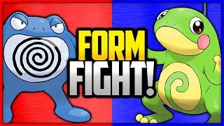 Poliwrath vs Politoed  Pokémon Form Fight Branched Evolution [upl. by Elconin]