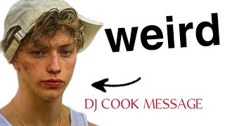 This youtuber responded to DJ Cooks hate djcook djlovesturbo [upl. by Ettenrahc]