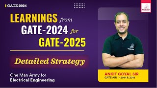 Learnings from GATE 2024 for GATE 2025 Journey 😀  Detailed Strategy  Ankit Goyal  One Man Army [upl. by Clevey760]