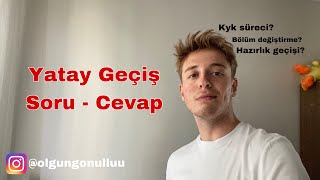 YATAY GEÇİŞ SORU CEVAP  Sorularınızı cevaplıyorum yatay geçiş nasıl yapılır yataygeçiş yks [upl. by Assil]