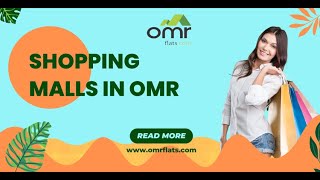 Shopping Malls in OMR Chennai [upl. by Joann412]