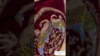 Best handworked cushion covers viralvideo trending viralshort viralshorts fashion embroidery [upl. by Christan]