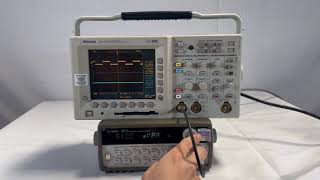 Tektronix TDS 3012 Two Channel Color Digital Phosphor Oscilloscope A 68946 [upl. by Yecart]