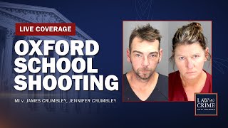 WATCH LIVE Oxford School Shooting — MI v James Crumbley Jennifer Crumbley — Hearing [upl. by Chipman]