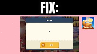 How to Fix Error quotNotice quot In Cookie Run Tower of Adventures [upl. by Nosbig]