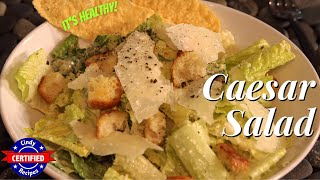 CAESAR SALAD amp CAESAR DRESSING 🥬 Easy AND Healthy🥬 [upl. by Biddle]