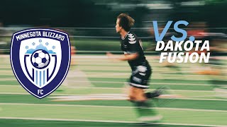 MN Blizzard FC vs Dakota Fusion [upl. by Skoorb295]