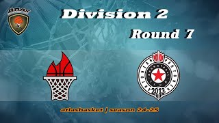 Atlasbasket  Div 2Round 7  TINDER BOLOGNA vs PARTOUZAN BC [upl. by Yromem]