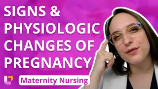 Signs and Physiologic Changes of Pregnancy  Pregnancy  Maternity Nursing  LevelUpRN [upl. by Avi563]