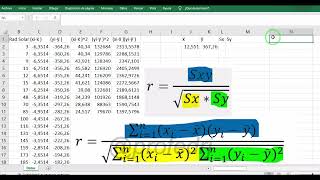 Programar coeficiente de correlación en Excel [upl. by Imuy]