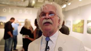 Septuagenarian David Poleski launches his first art show [upl. by Ashman]