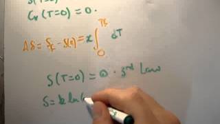 Thermodynamics 30  Third Law of Thermodynamics [upl. by Hay]