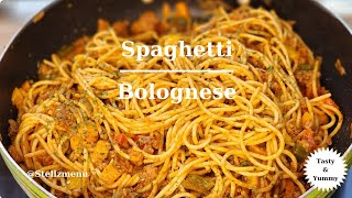 How to make SPAGHETTI BOLOGNESE  Spaghetti bolognese recipe   step by step   Stellzmenu [upl. by Stalk]