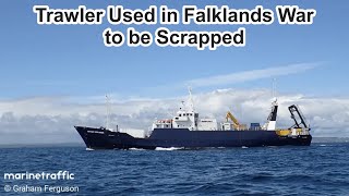 The Last Trawler Used in Falklands War to be Scrapped [upl. by Eceinej]