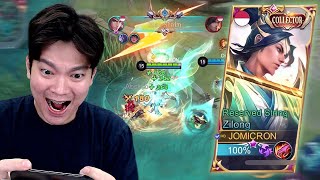 Review Skin Collector Zilong Kualitas Rp 10 Juta Efeknya Bikin Silau  Mobile Legends [upl. by Sekofski122]