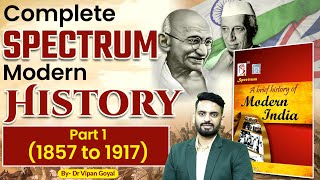 Complete Spectrum Modern Indian History Marathon 1857 to 1917 By Dr Vipan Goyal  StudyIQ PCS 1 [upl. by Lucien]