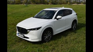 Mazda CX5 AWD Takumi Plus 2022 teszt  Hófehér elegancia [upl. by Hoeve]