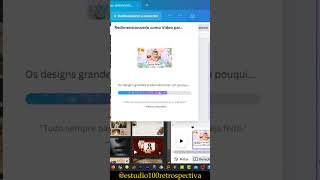 Redimensionar e converter seu projeto no canva tutorial estudio100 [upl. by Alyacim]