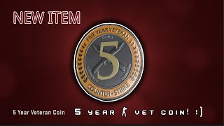 achieving 5 year veteran coin in CSGO [upl. by Glavin]