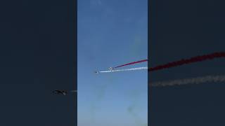 Fursan A Emarat turnover with smoke I like it airshow2023 dubaiairshow fursanaemarat [upl. by Enorej]