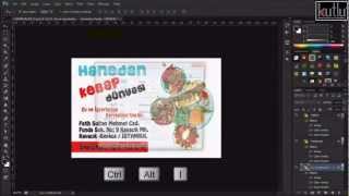 Photoshop ile Kartvizit Yapımı ve Baskıya Hazırlamamp4 [upl. by Anwadal454]
