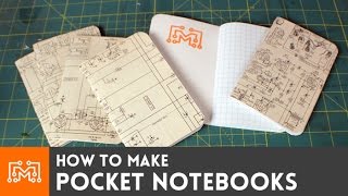 Pocket notebooks  HowTo  I Like To Make Stuff [upl. by Karlee620]