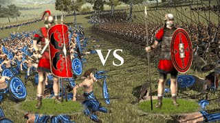 ROME TOTAL WAR REMASTERED Hastati VS Auxilia [upl. by Majka]