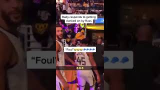 Rudy Gobert After Russell Westbrook Dunk 😅 Shorts [upl. by Nommad199]