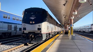 Amtrak  Southwest Chief A4  16 at LA Union Station  Metrolink  4162024 [upl. by Socha610]