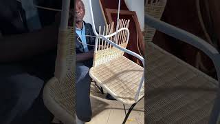 Experience the Mesmerizing Technique of Rattan Chair Weaving [upl. by Ymaral449]